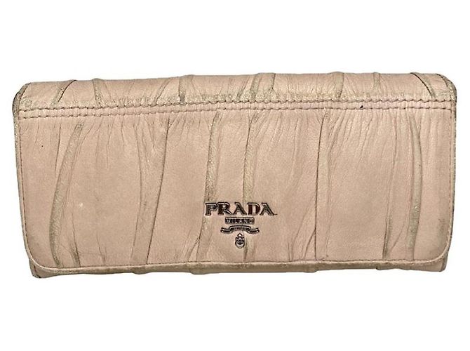 Prada Pink Leather Wallet