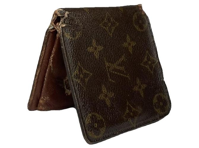 Bolsa de couro marrom Louis Vuitton