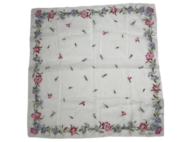 Dior Multicolour Silk Scarf Multiple colors