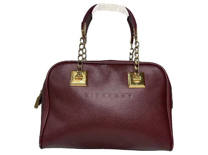 Bolsa de couro roxa Givenchy Kenny Roxo