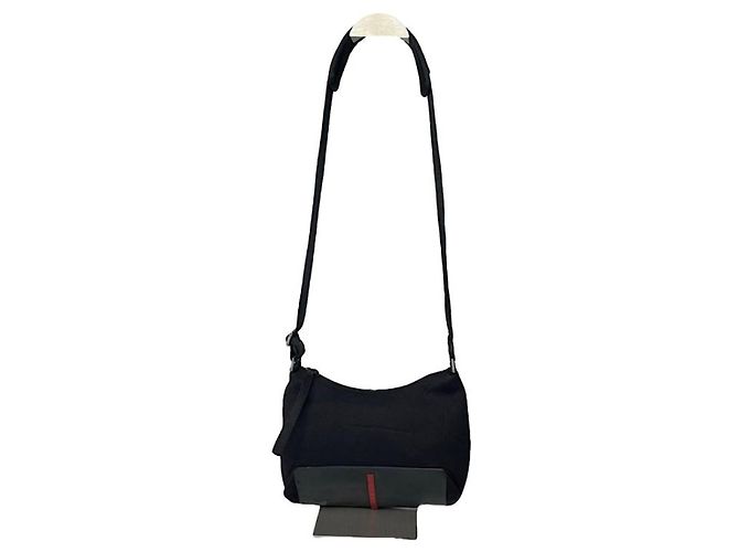 Prada schwarze Polyester-Handtasche