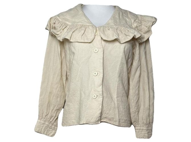 Beige Wollstrickwaren von Yves Saint Laurent 