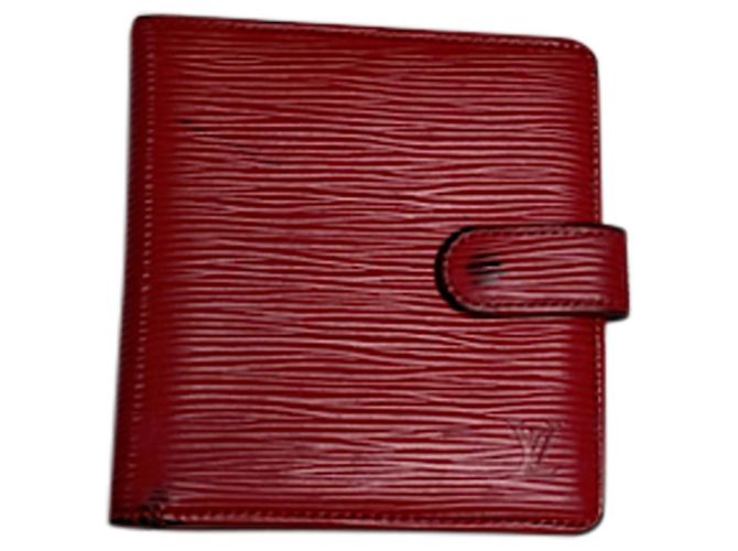 Borsa in pelle rossa Louis Vuitton Rosso