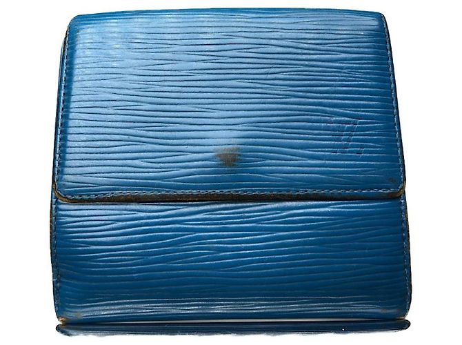 Louis Vuitton Twist Blue Leather Wallet