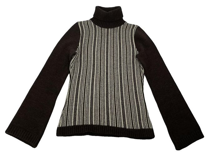 Isabel Marant Malha de Lã Marrom