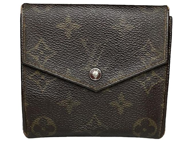 Louis Vuitton Joséphine braune Lederbörse