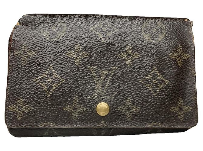 Louis Vuitton Flore Brown Leather Wallet