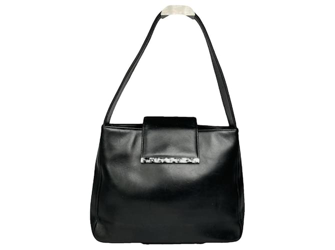 Sac à main en cuir noir Valentino Garavani Rockstud Hobo 