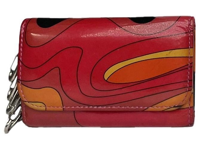 Emilio Pucci mehrfarbige Lederhandtasche Mehrfarben