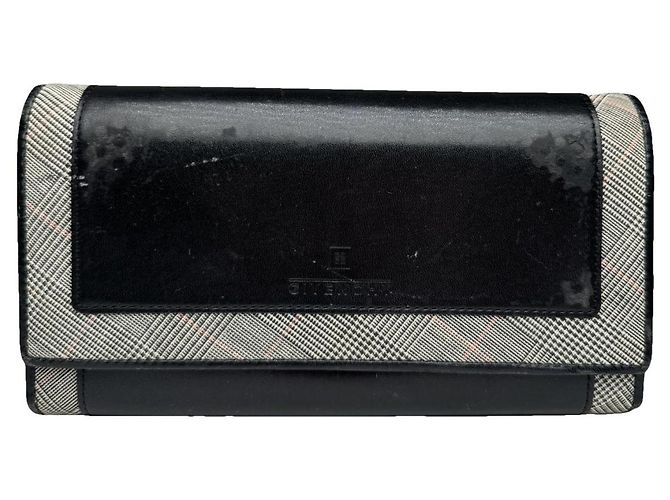 Givenchy GV3 Black Leather Wallet