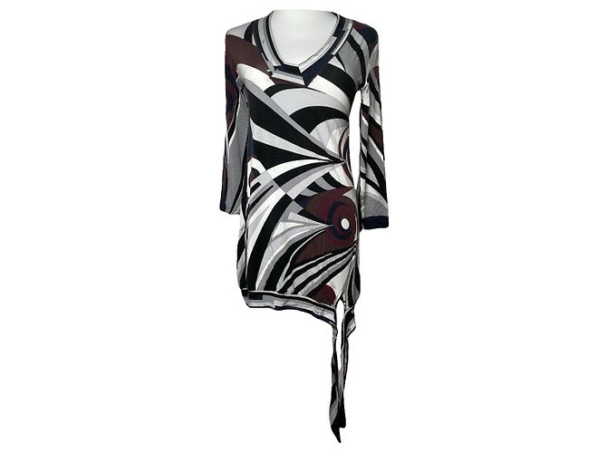 Schwarzes Baumwollkleid von Emilio Pucci