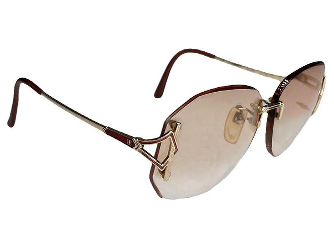 Gafas de sol de metal rosa Balenciaga