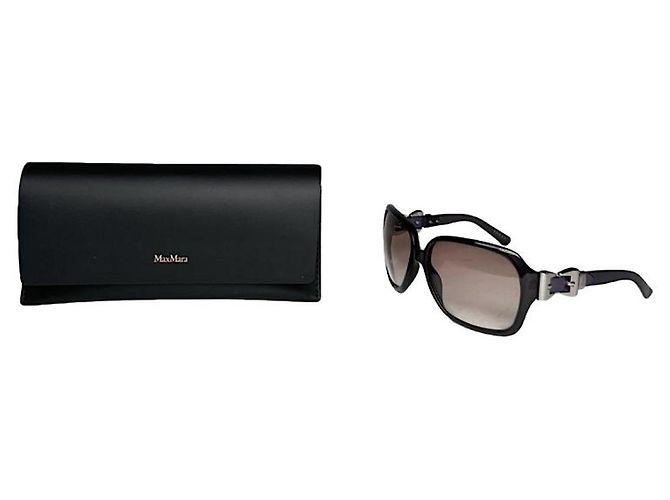Occhiali da sole in plastica nera Gucci Nero