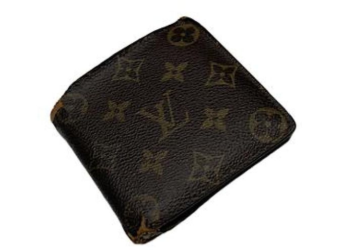 Louis Vuitton Pont 9 Brown Leather Wallet