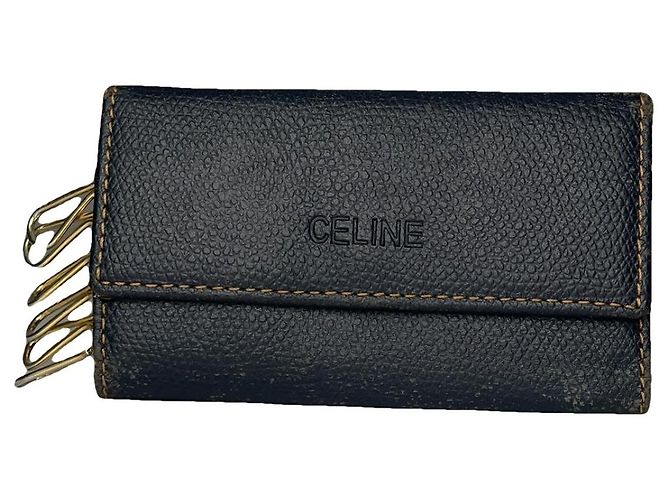 Céline Borsa in pelle navy Celine Blu navy