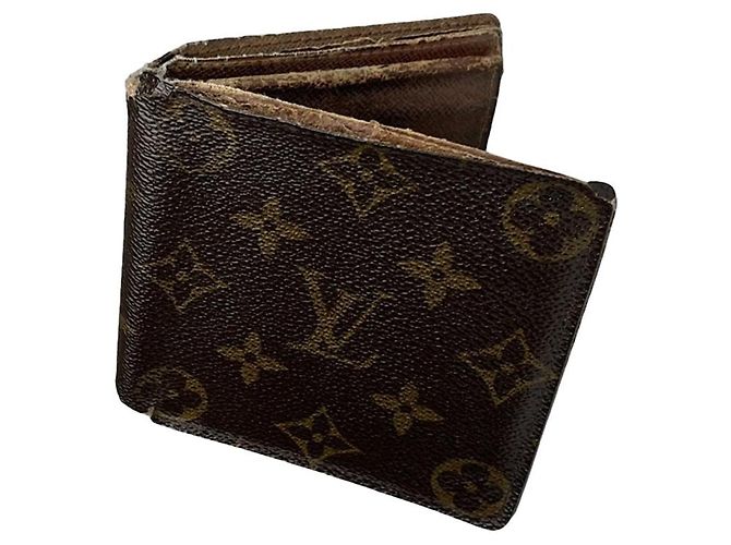 Bolsa de couro marrom Louis Vuitton