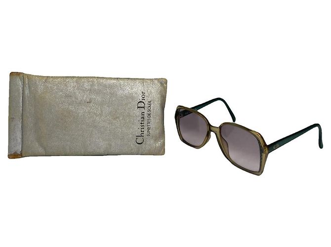 Gafas de sol de plástico turquesa Dior