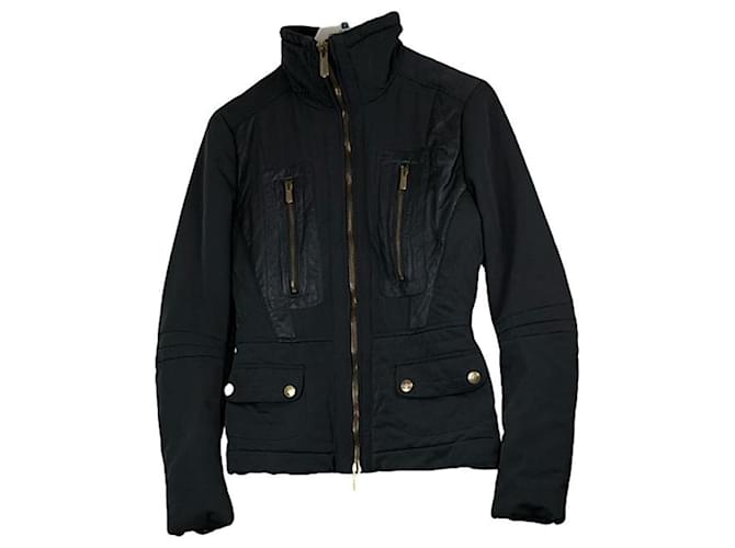 Versus Anthrazit Polyesterjacke Anthrazitgrau