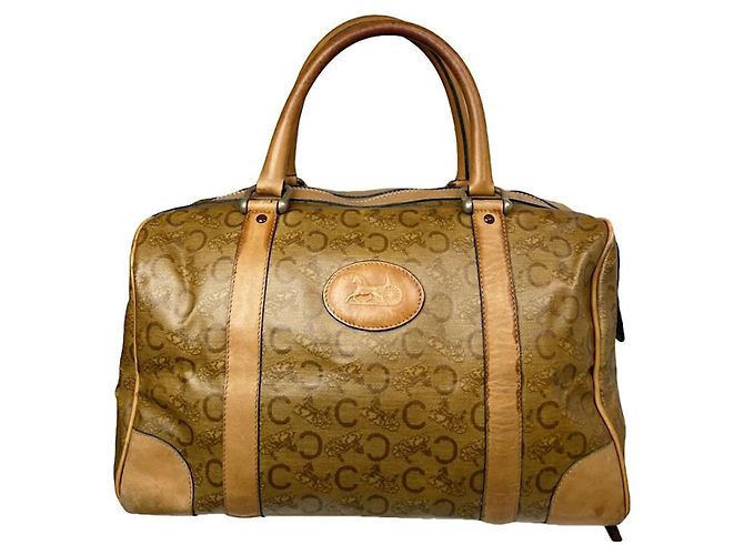 Céline Bolsa de couro marrom Celine