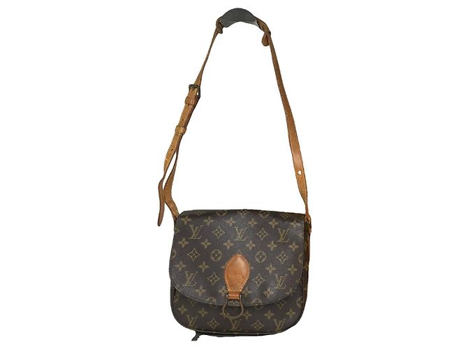 Louis Vuitton Chantilly braune Lederhandtasche