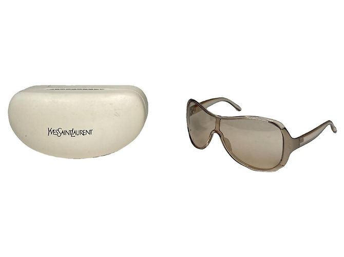 Otras gafas de sol de plástico Yves Saint Laurent Beige