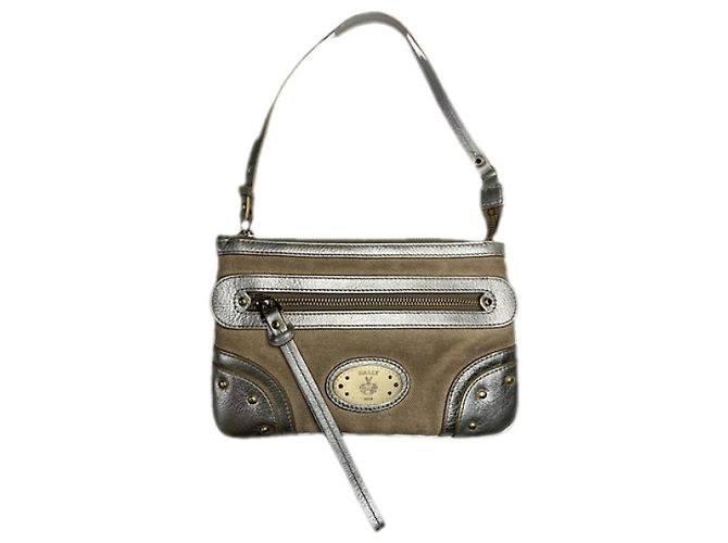 Bally mehrfarbige Lederhandtasche Mehrfarben