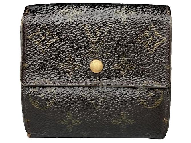 Carteira de couro marrom Joséphine Louis Vuitton