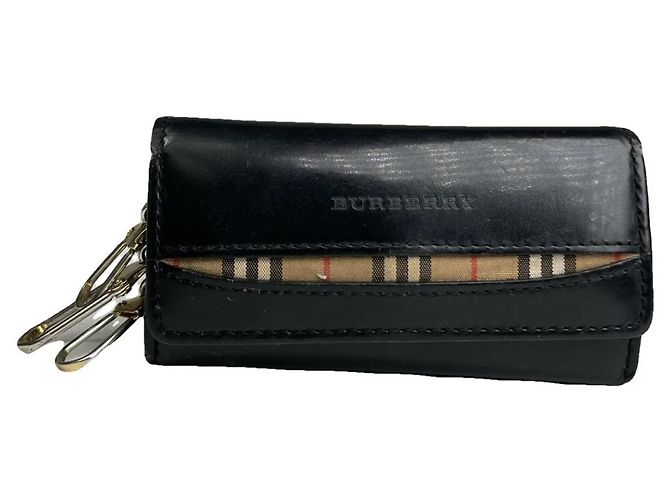 Burberry Black Leather Purse
