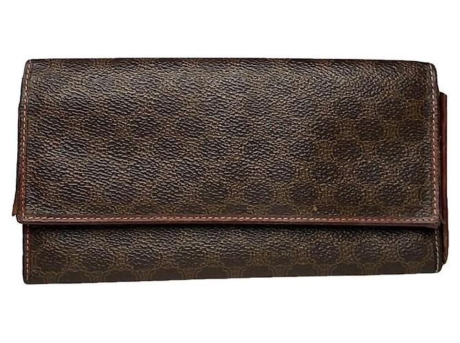 Céline Bolsa de couro marrom Celine