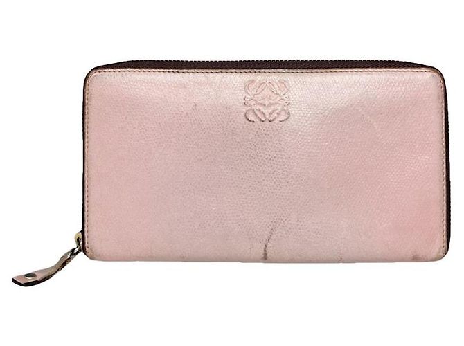 Loewe Puzzle Pink Leather Wallet