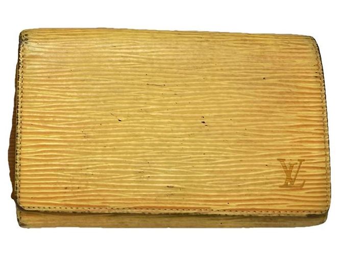 Louis Vuitton Twist Yellow Leather Wallet