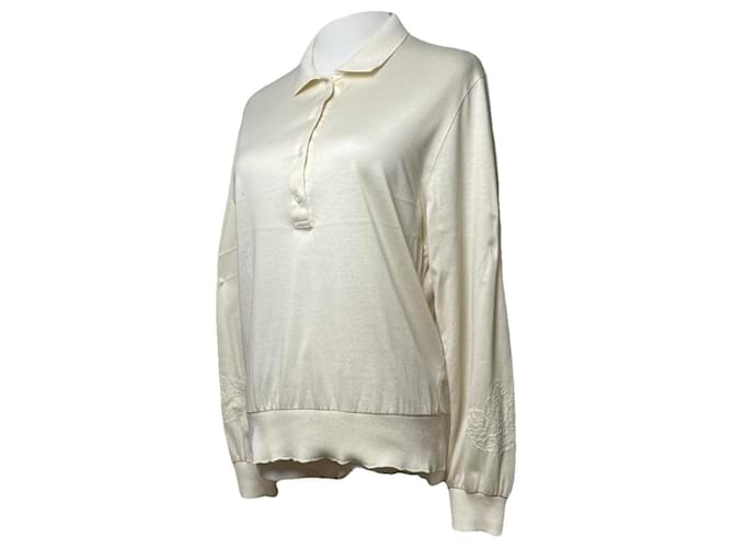 Dior J'Adior Weiße Baumwollstrickware 