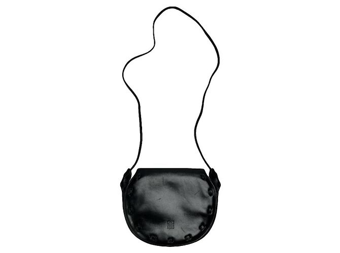 Sac à main en cuir verni noir Givenchy Infinity