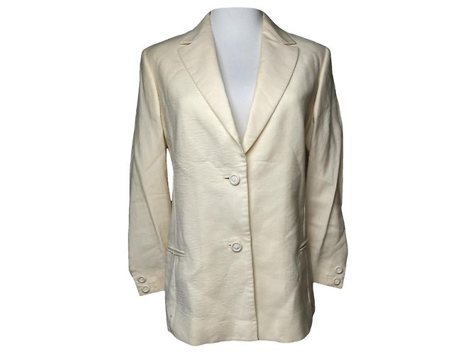 Gianni Versace Beige Wool Jacket