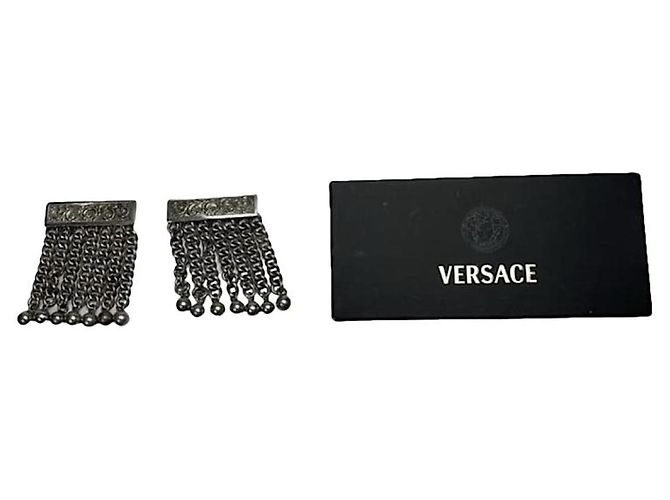 Versace Anthrazit Metall Schmuckset Anthrazitgrau
