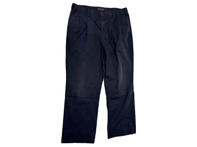 Autre Marque Pantalón de algodón marino Kansai Yamamoto Azul marino