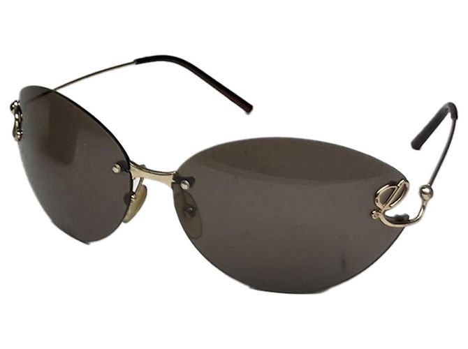 Loewe schwarze Metallsonnenbrille