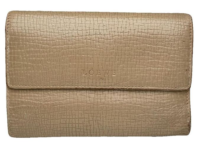 Loewe Puzzle Brown Leather Wallet
