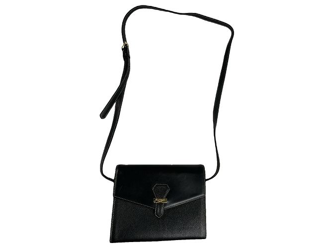 Courreges Courrèges schwarze Lederhandtasche