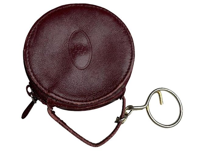 Bolso de charol burdeos Lady Dior