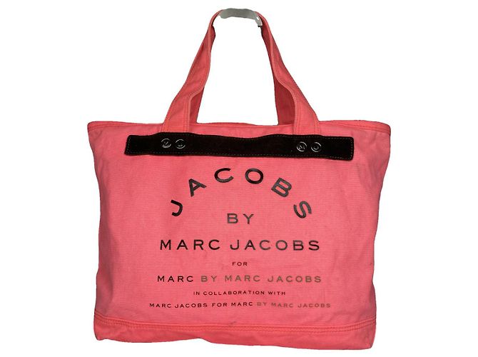 Bolsa de algodão rosa Marc by Marc Jacobs