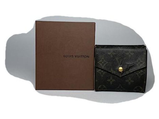 Carteira de couro marrom Koala Louis Vuitton