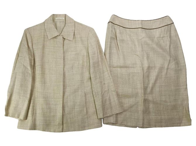 Burberry Waterloo Beiger Leinen-Trenchcoat