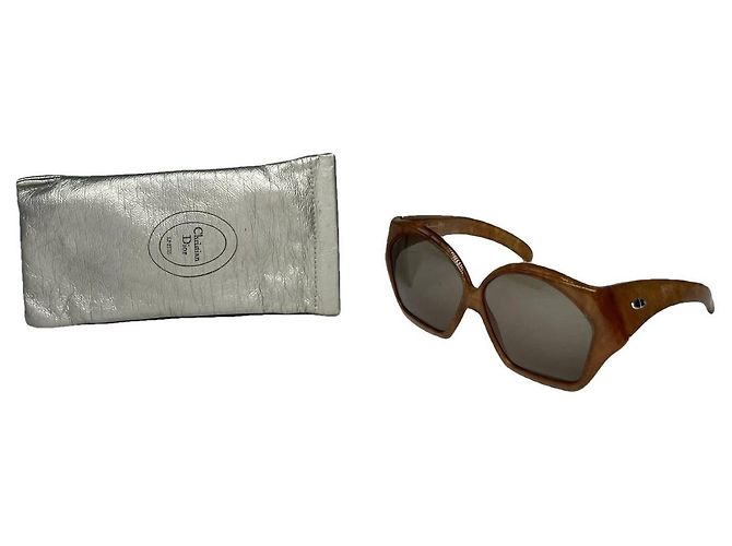 Dior Brown Plastic Sunglasses