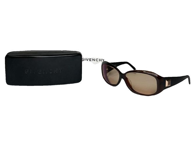Givenchy Brown Plastic Sunglasses