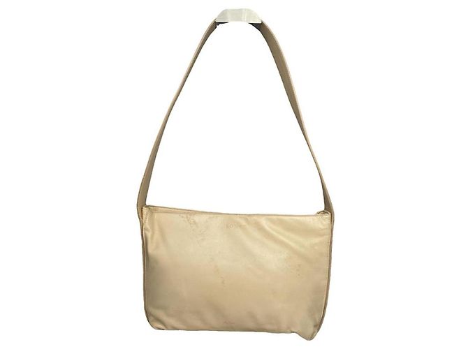 Bolsa de mão em couro bege Loewe Puzzle