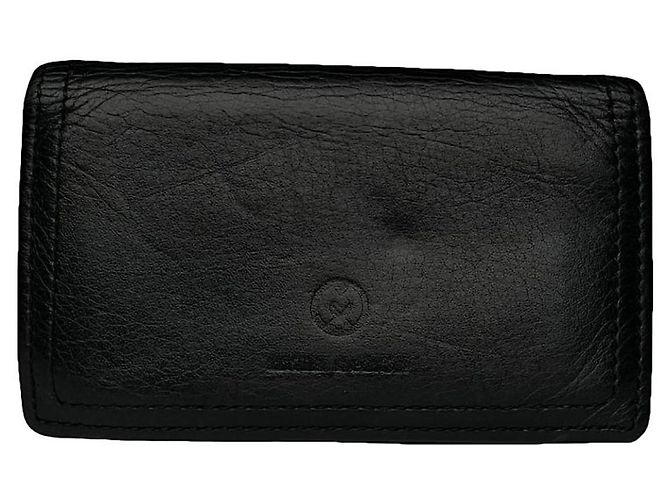 Bolsa de couro preto Mila Schön Concept