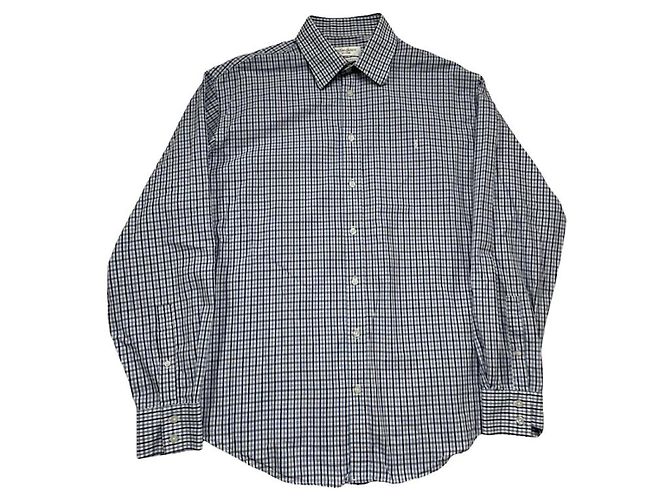 Camicia in cotone nero Yves Saint Laurent