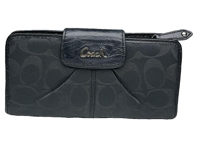 Coach Black Leather Wallet