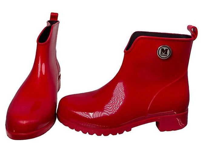 Botas de tobillo de plástico rojo Missoni Roja